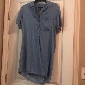 Denim shirt dress